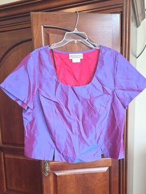 Vintage Iridescent Crop Top